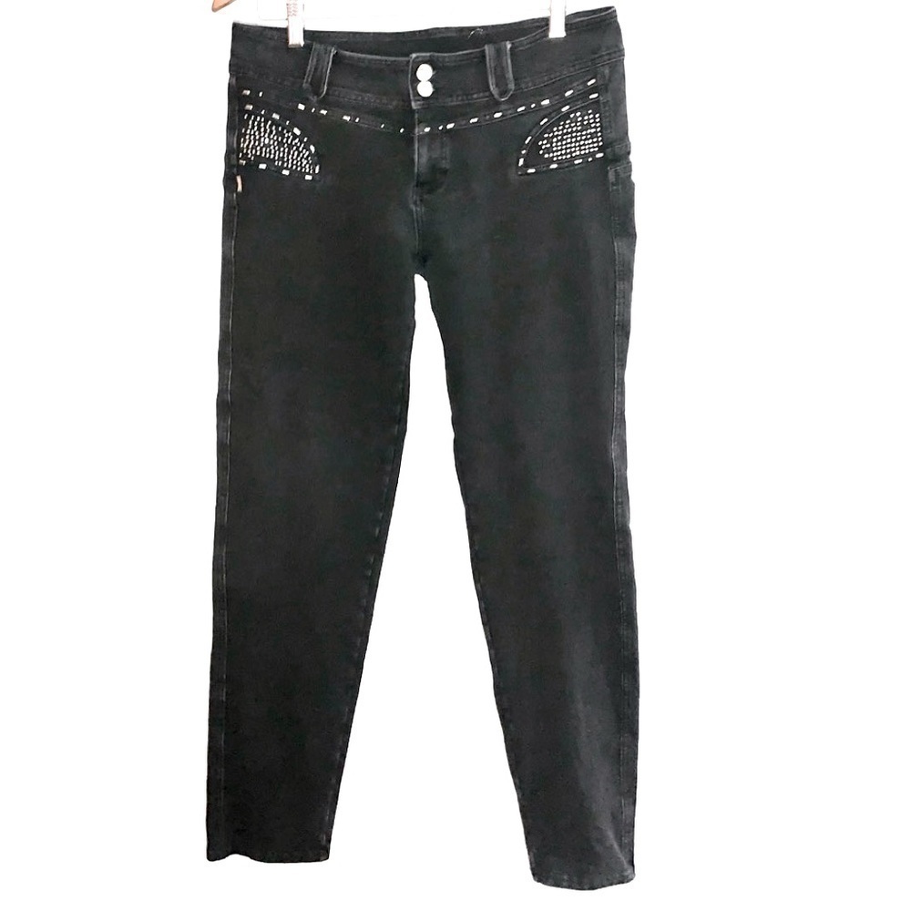 Beverly Jeans with Rhinestones skinny stretch 32/14